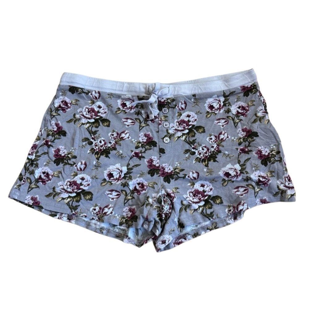 Cariloha Bamboo Women's Floral Sleepwear Shorts Size Small